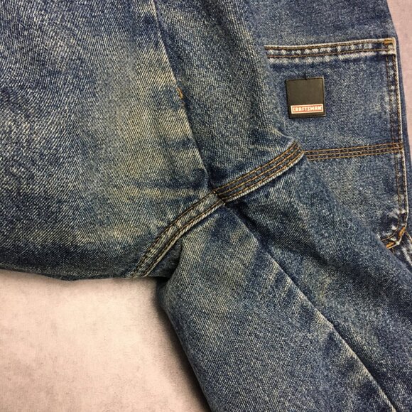 Craftsman Mens Carpenter Blue Jeans size 38x30 Stretch Denim Pants - Picture 11 of 14